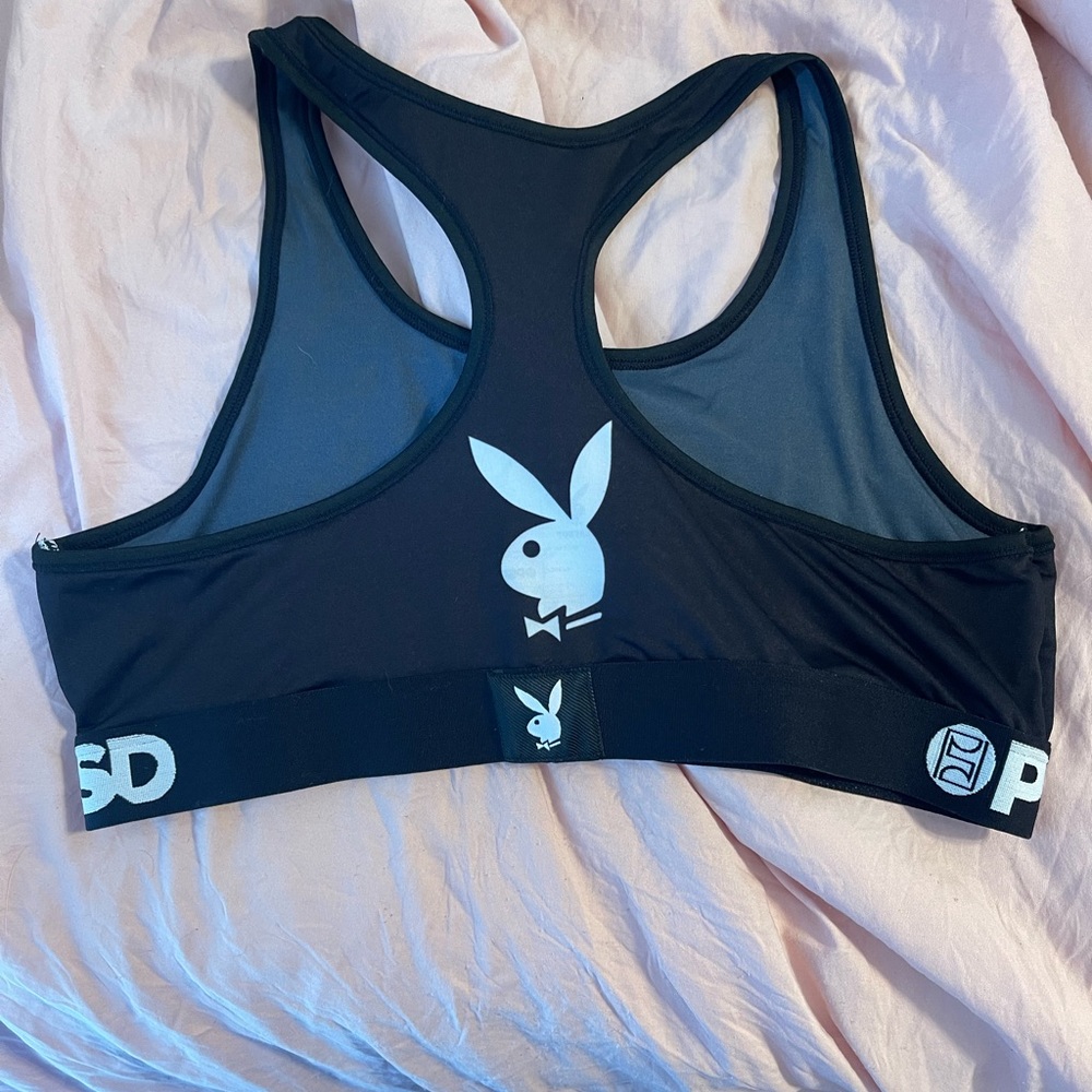 PSD x Playboy Bunny Logo Sports Bra Size XL - Picture 2 of 3